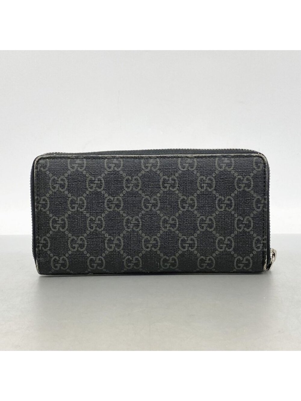 Gucci Wallet GG Supreme Black Silver - Picture 9 of 9